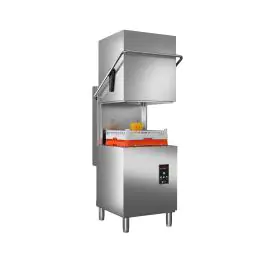 Doorschuifvaatwasser - Digitaal - Met Naglanspomp En Zeeppomp - Zilver - 400V - Tech Line - G-Line