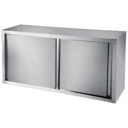 Wandkast - Schuifdeuren - H 65 x B 160 x D 40 CM - RVS - G-Line