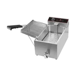 Friteuse - H 37 x 34.1 x 70.8 CM - 0.001 KG - 220 - 240 V - 2000 W - RVS - 15 Liter - Elektrisch - Caterchef - 688015