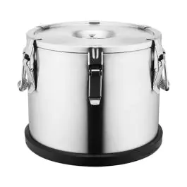 Gamel - H 23 CM - 7 KG - Ø30 CM - RVS 18/10 - 15 Liter - 961011
