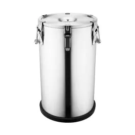 Gamel - H 52 CM - 12 KG - Ø30 CM - RVS 18/10 - 35 Liter - 961013