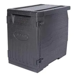 Thermobox Frontloader - 1/1 GN - 93 Liter - Zwart - Polypropyleen - H 62.5 x B 64.5 x D 44.5 CM - G-Line