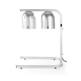 Warmtebrug - 1/1 GN - 2 Lampen - Zilver - Aluminium - 500 W - G-Line