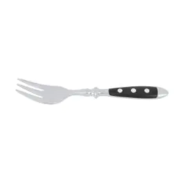Gebaksvork - 6 Stuks - Zwart Heft - RVS - L 15.4 CM - G-Line