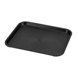 Dienblad - Fast Food - Zwart - Polypropyleen - L 35 x B 25 CM - G-Line