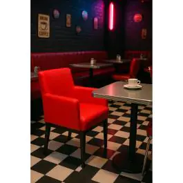 Stoel Andalusia - Armleuning - Rood - G-Line