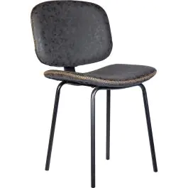 Stoel Louis - Zwart - Kunstleer - G-Line
