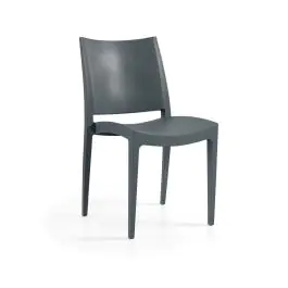 Terrasstoel Lotus - Stapelbaar - Antraciet - G-Line