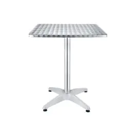 Terrastafel - Zilver - Aluminium - H 74 x B 70 x D 70 CM - G-Line