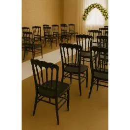 Wedding Chair Napoleon - Zwart - G-Line