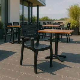 Terrasstoel Zanica - Stapelbaar - Antraciet - G-Line