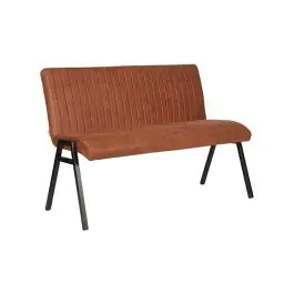 Eetbank - Matty - 120 CM - Microvezel - Cognac - G-Line