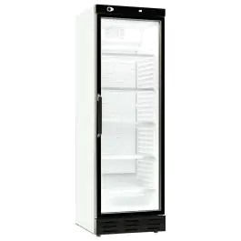 Koelkast - 382 Liter - 1-Deurs - Glazen Deur - Geventileerd - Wit - Combisteel
