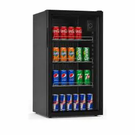 Koelkast Mini - 80 Liter - 1-Deurs - Glazen Deur - Statisch - Zwart - G-Line