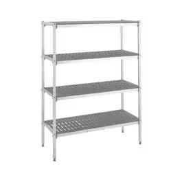 Stelling - 4 Niveaus - Aluminium / Kunststof - H 175 x B 100 x D 40 CM - G-Line