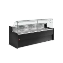 Koeltoonbank Romein - 200 CM - Rechte ruit - 470W - 230V - Zwart - Diamond - RO20/B5-R2