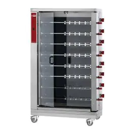 Kippengrill - Vitokeramisch - 48 kippen - 400V - Diamond - RVE/8C-CM