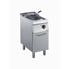 Friteuse - 14 Liter - Elektrisch - Aftapkraan - Onderstel - Diamond - E17/F14A4-N