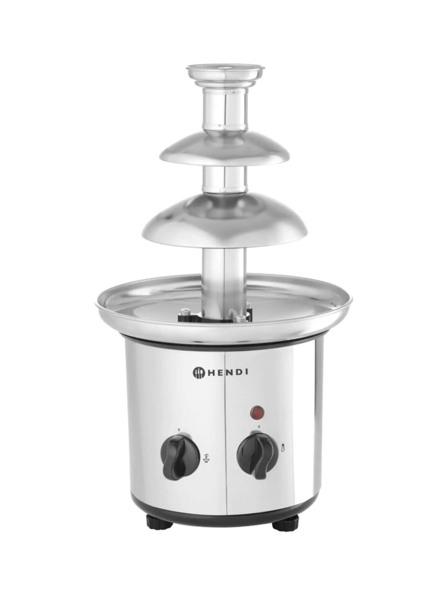 Chocolade fontein 3 lagen - RVS - H 39 X 21 CM - Hendi - 274101