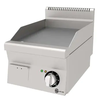 Bakplaat - Glad - Tafelmodel - RVS - 400V - B 40 CM - G600 Line - G-Line