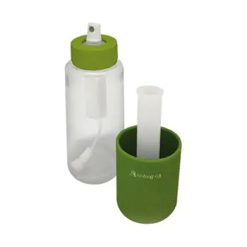 Olie / Azijn Verstuiver - H 20.8 CM - 0.2 KG - Ø6 CM - Glas - Groen - Vin Bouquet - 220001