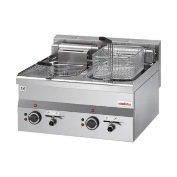 Friteuse - H 28 x 60 x 60 CM - 26 KG - 380 - 415 - Zonder - Stekker V - 15000 W - RVS - 10 Liter - Elektrisch - Modular - 316655