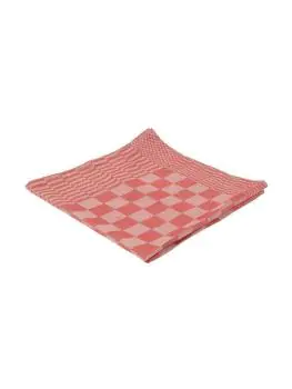 Theedoek - Blok - 65 CM - Rood - 6 Stuks - Betra - 2020036