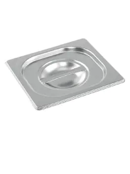 Deksel gastronormbak - 1/6 GN - H 3 x 17.6 x 16.2 CM - RVS - Vogue - K993