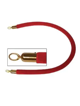 Markeringskoort - Rood - Ø 3.2 x 150 CM - Koord/Messing - Bolero - W612