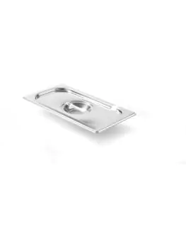 Gastronormdeksel met lepeluitsparing - RVS - 17.6 X 32.5 CM - Hendi - 806944