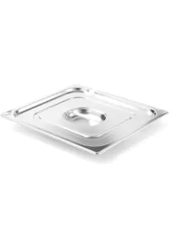 Gastronormdeksel met lepeluitsparing - RVS 1810 - 32.5 X 35.4 CM - Hendi - 805114