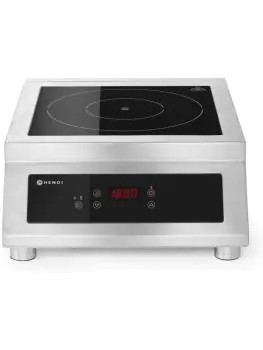 Inductiekookplaat model 5000 D - RVS - H 16.8 X 51.5 X 39.8 CM - Hendi - 239322