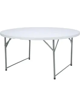 Buffettafel rond opvouwbaar - HDPE - H 74 X 150 CM - Hendi - 810996