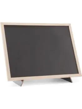Krijtbord met standaard - 40 X 30 CM - Hendi - 664124