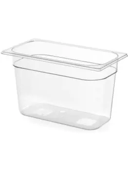 Gastronormbak 1/3 - Polycarbonaat - H 20 X 17.6 X 32.5 CM - Hendi - 861509