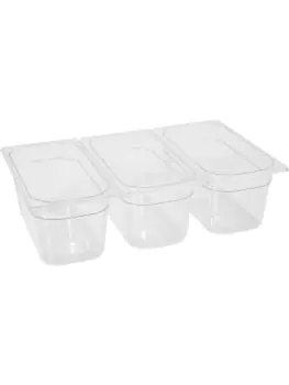 Gastronormbak 1/3 - Polycarbonaat - H 15 X 17.6 X 32.5 CM - Hendi - 861516