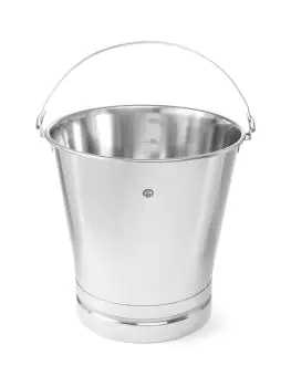 Emmer met versterkte voet - RVS - H 31 X 29.5 X 31 CM - Hendi - 516683