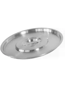 Deksel voor emmer met versterkte voet - RVS - H 2.5 X 30 X 30 CM - Hendi - 516690