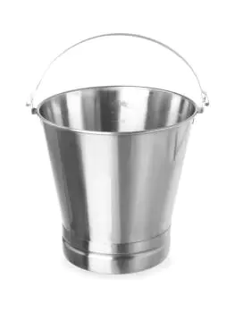 Emmer met versterkte voet - RVS - H 31 X 30 CM - Hendi - 516706