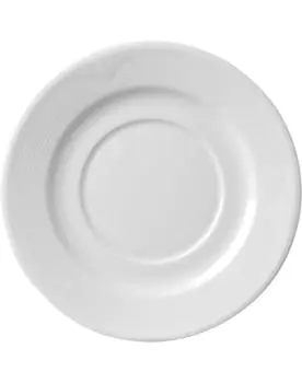 Schotel voor soepkom - 12 stuks - Porselein - 19 CM - Hendi - 794456