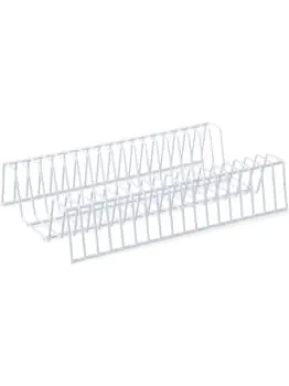 Rek voor 18 groentesnijder messen - H 9 X 25 X 40 CM - Hendi - H280690