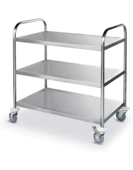 Serveerwagen - RVS - H 95 X 59 X 91 CM - Hendi - H810101
