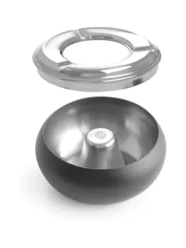 Terras asbak - RVS - Mat zwart - Hendi - 440230