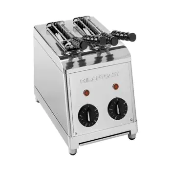 Tosti Apparaat - H 30 x 18 x 30 CM - 4.1 KG - 220 - 240 V - 1300 W - RVS - MilanToast - 420002