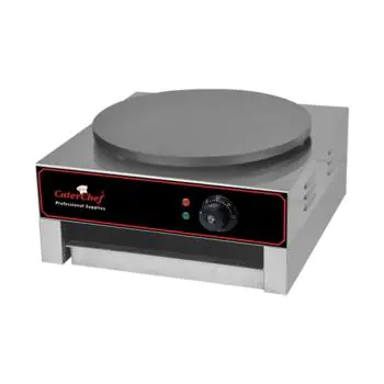 Crêpe Bakapparaat - H 24 x 44.9 x 51 CM - 23 KG - Ø40 CM - 220-240V - 3000 W - Gietijzer - +0°C / +300°C - Caterchef - 688082
