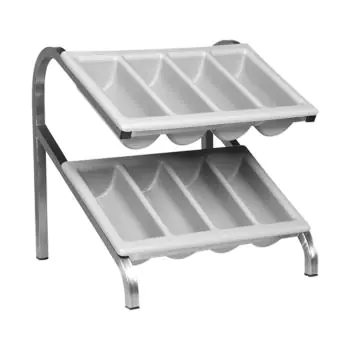 Bestekuitgifte Unit - H 58 x 52.6 x 51 CM - 5 KG - RVS - Grijs - 921015