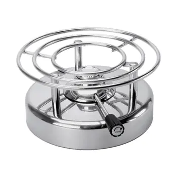 Rechaud - H 11 CM - 1.72 KG - Ø20 CM - Propaangas - 1.4 CM - RVS - Kisag - 204025