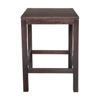 Pokertafel - Pub 4-Kant - Noten - 70x70 CM