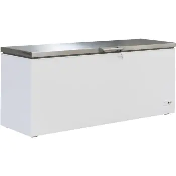 Vrieskist - RVS Deksel - 635 Liter - Wit - 230V - H 84 x B 190.4 x D 74.3 CM - Combisteel