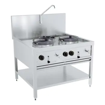 Gas Woktafel 2X17Kw + 1X9Kw - Staand model - Gas